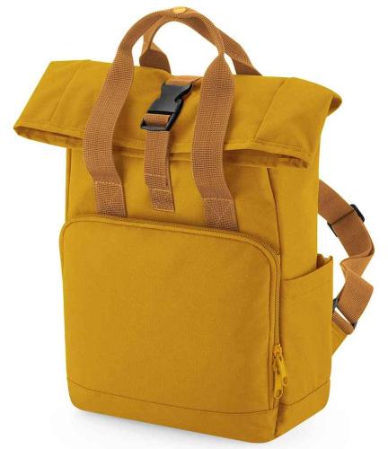 BagBase Recycled Mini Twin Handle Roll-Top Backpack - MUS - ONE